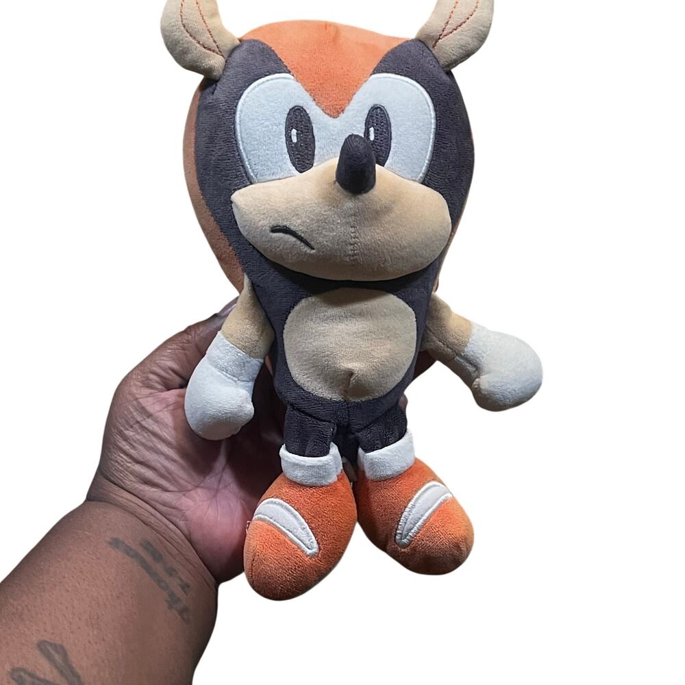 Mighty‎ the Armadillo Sonic Plush Toy Sega Hedgehog Stuffed Animal Video Game